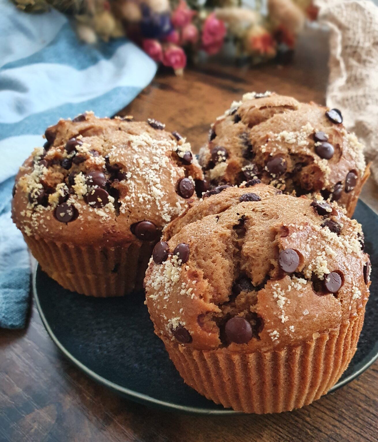 Muffins Tr S Simples Aux P Pites De Chocolat Vegan Mail Ves