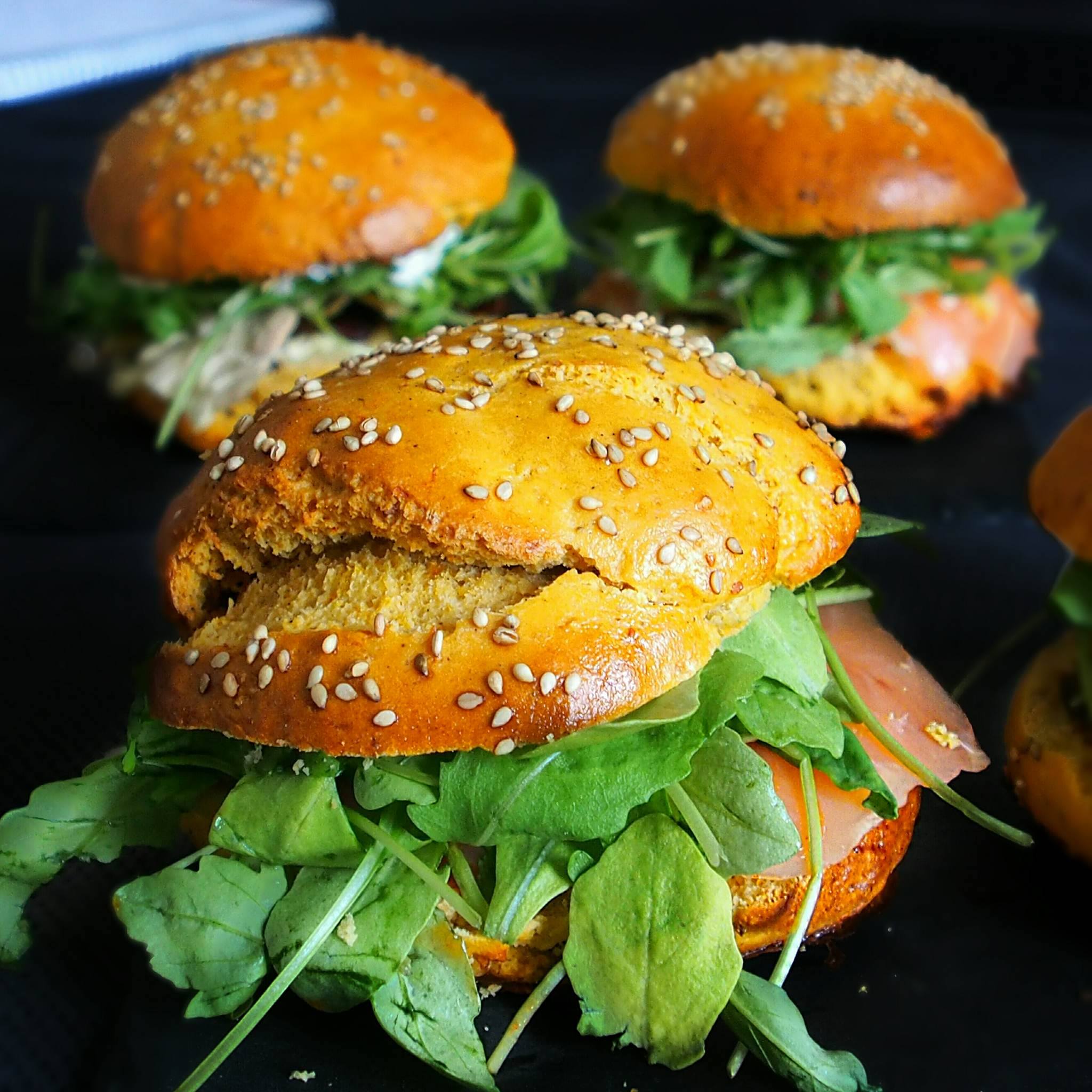 Bagels à la farine de pois chiches.