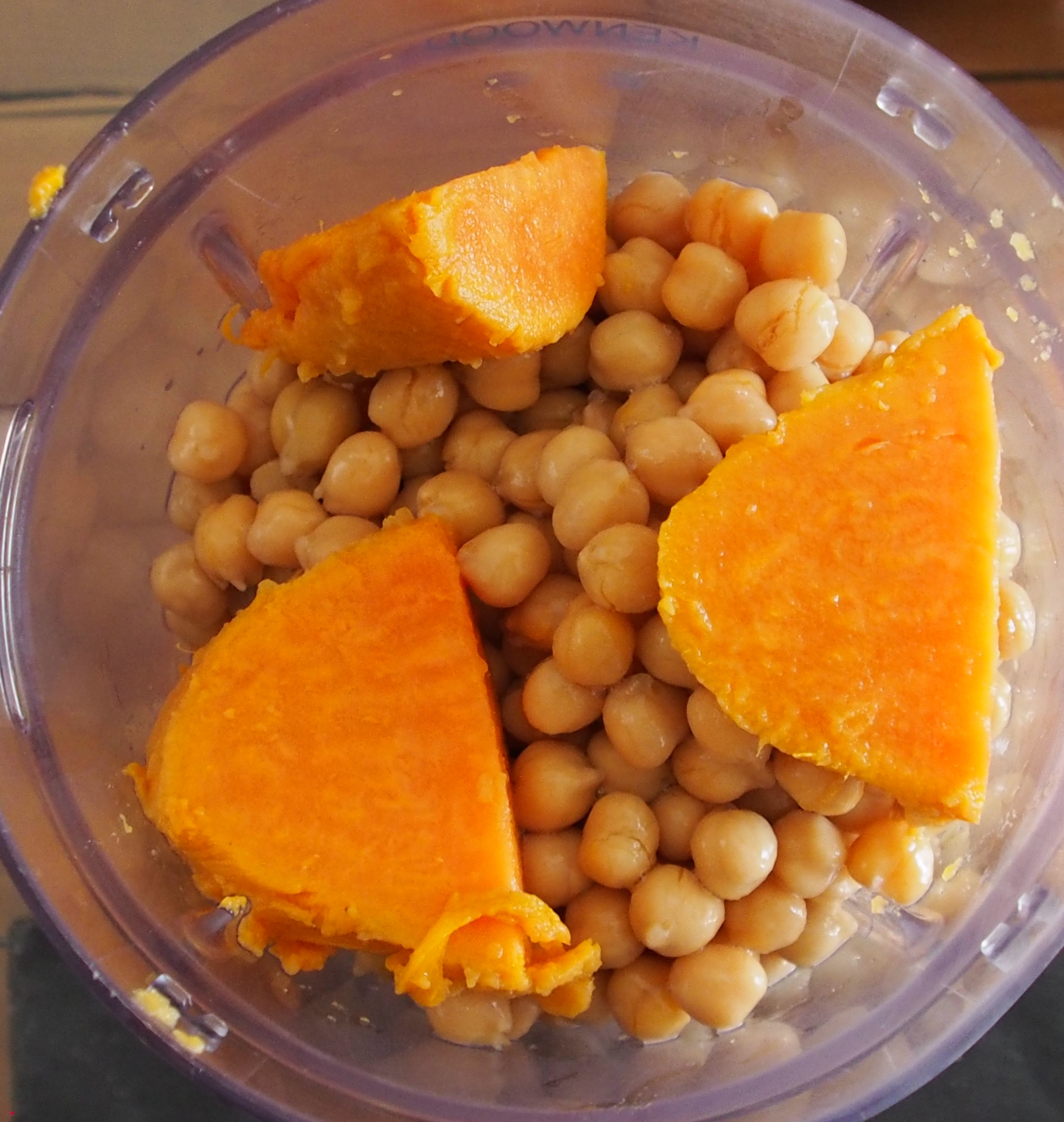 purée de patate douce et pois chiche au lait de coco de Mail0ves -Mailofaitmaison