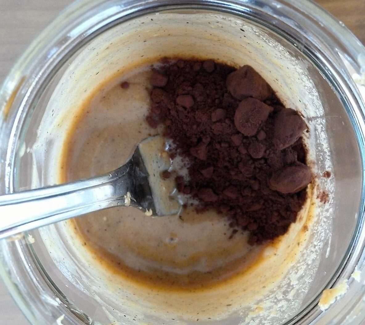 La recette de sauce sucrée saine oléagineux érable et cacao de Mail0ves - MailoFaitMaison