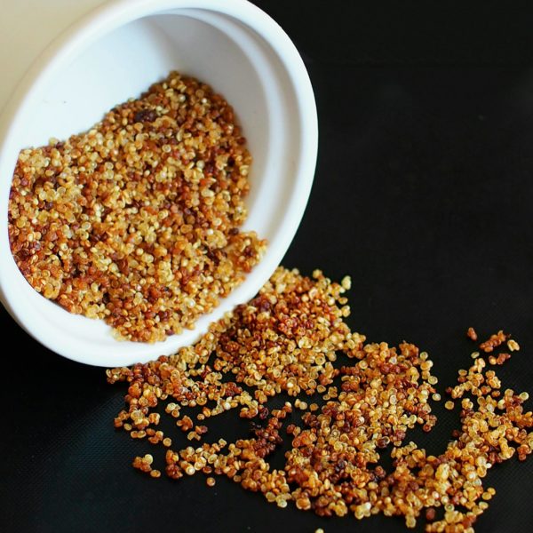Quinoa grillé, le topping santé