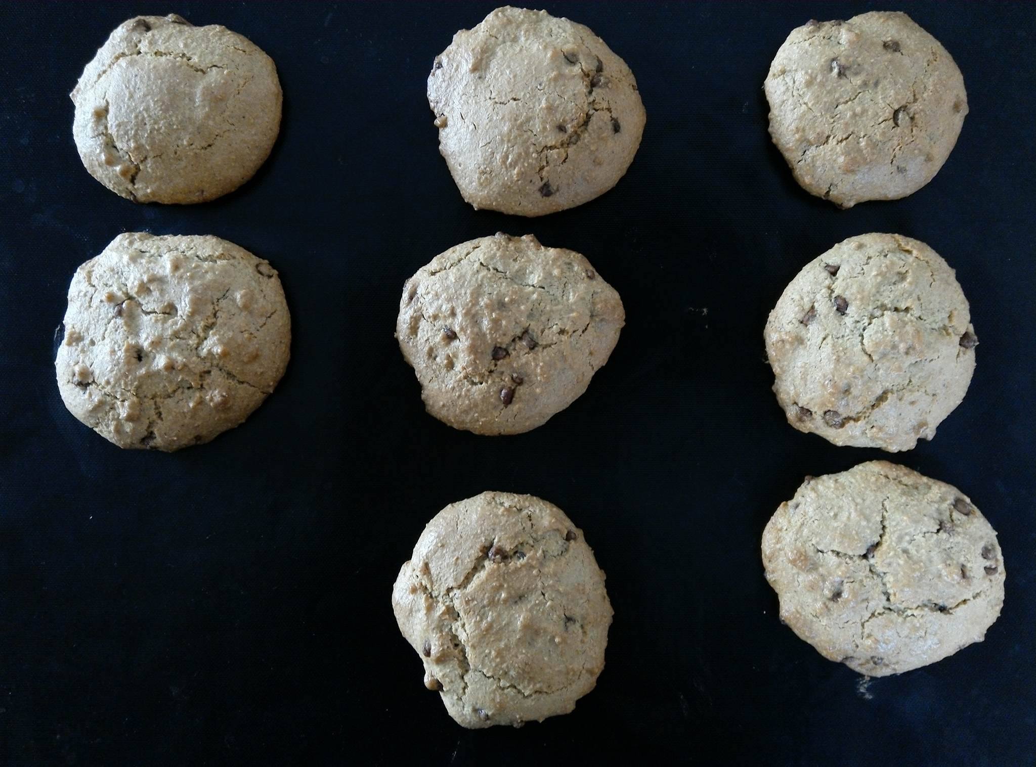 Cookies sains amande et avoine aux pépites de chocolat de Mail0ves - MailoFaitMaison