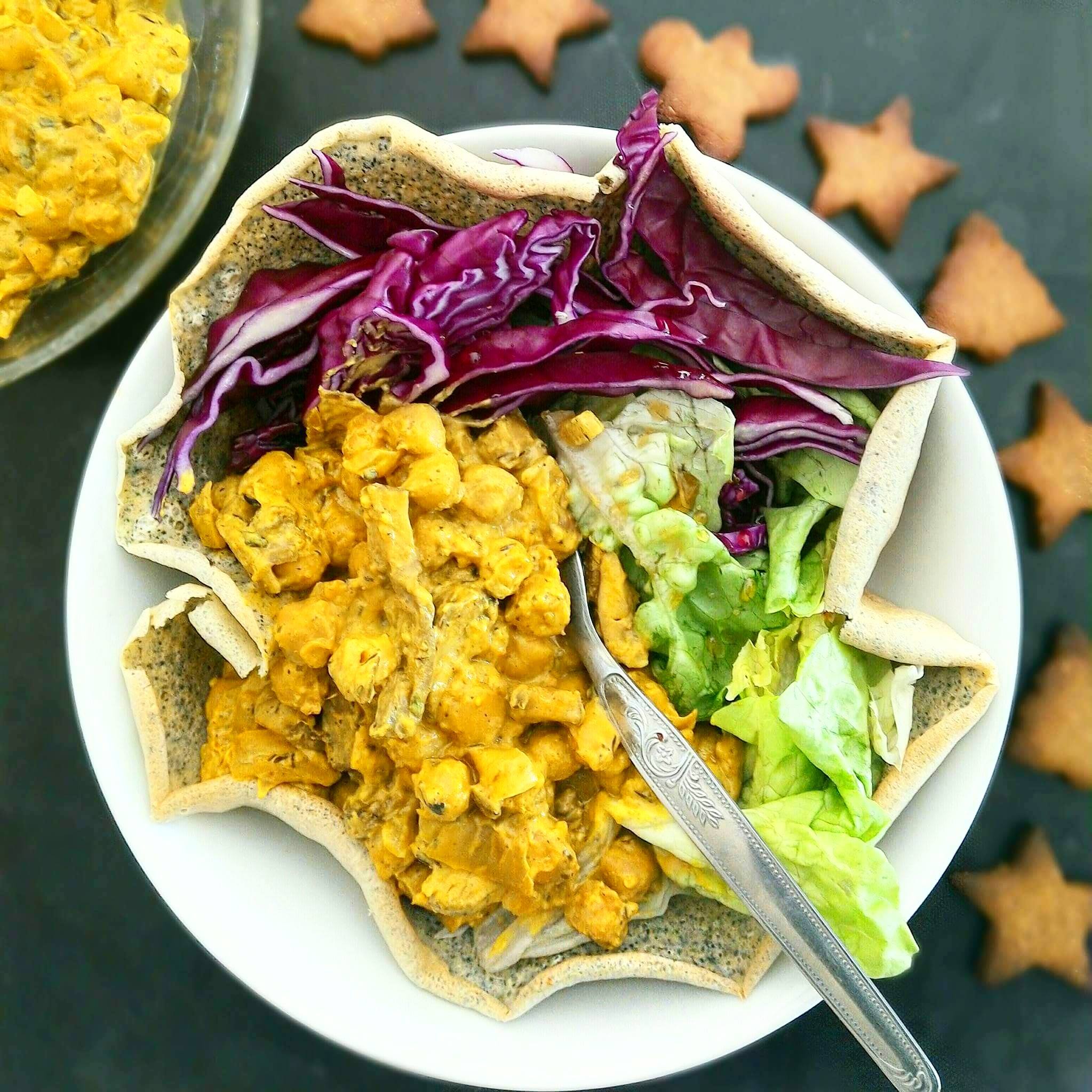 curry de pois chiche au tofu soyeux
