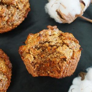 Carrot cake muffin sain et sans sucre