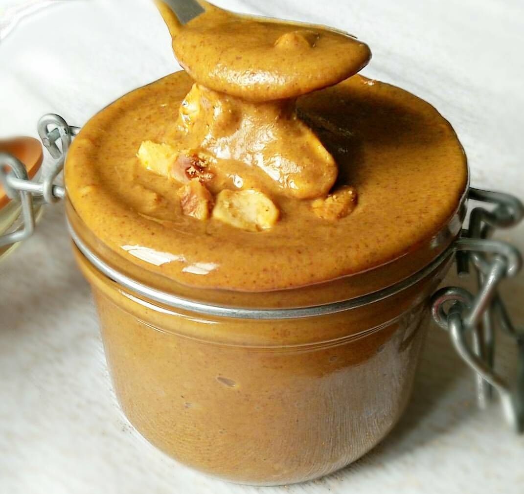 Purée de cacahuètes avec éclats