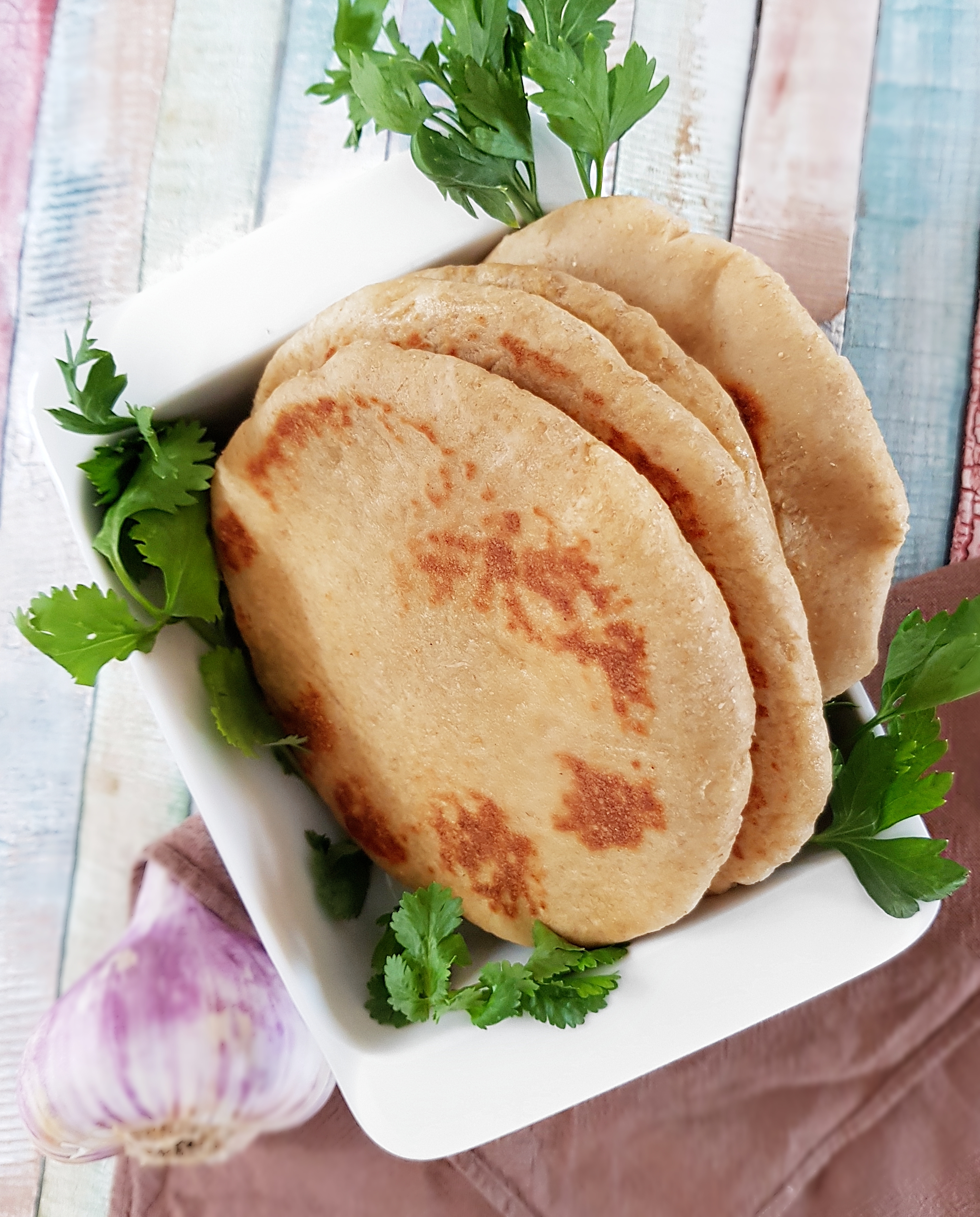 Pain pita moelleux à la farine de kamut de mail0ves mailo fait maison