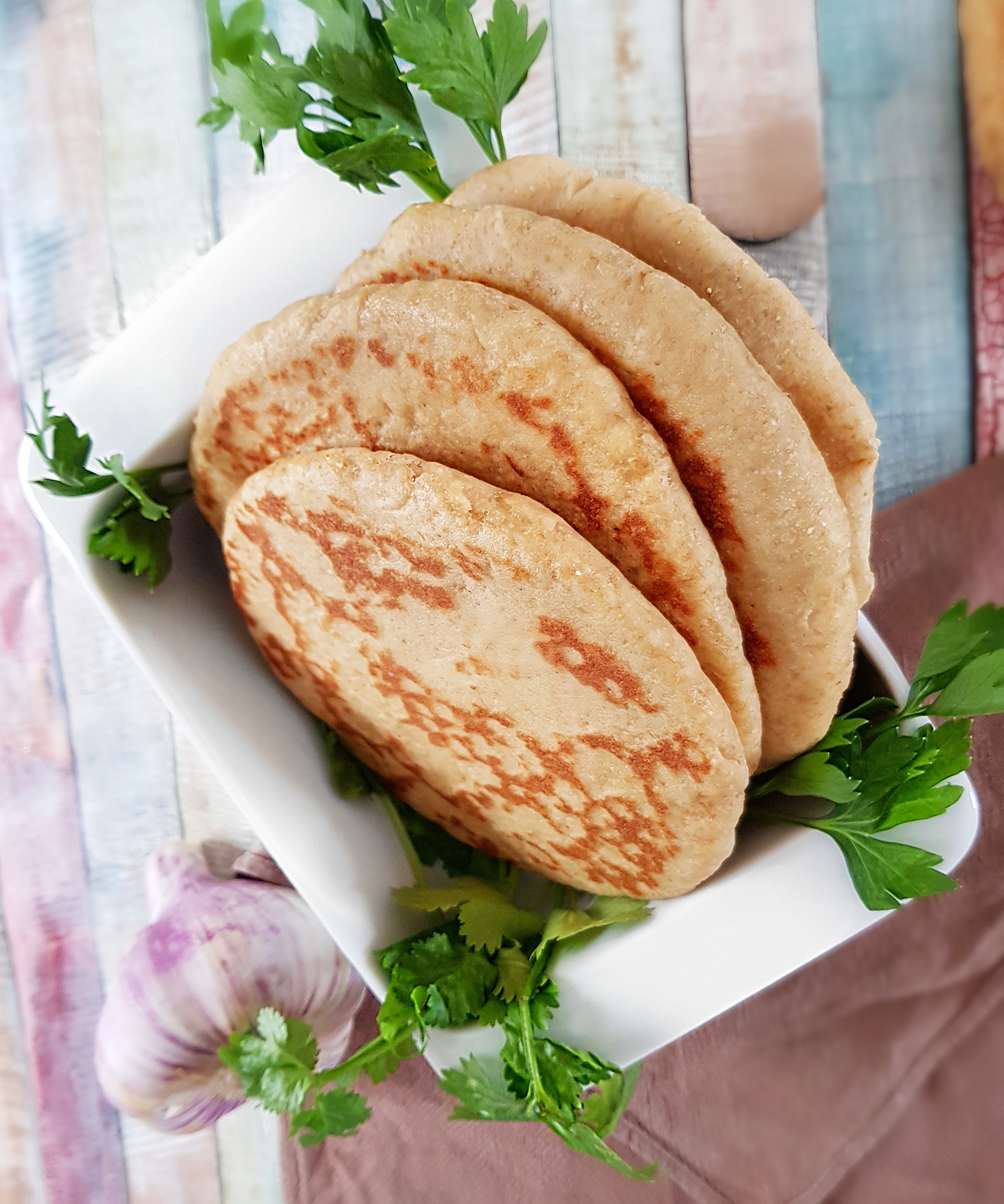 Pain pita moelleux à la farine de kamut