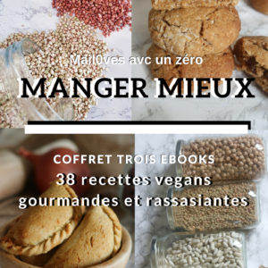 Cookies, Sarrasin et Légumineuses : 3 ebooks de recettes gourmandes et rassasiantes de Mail0ves - mailo fait maison