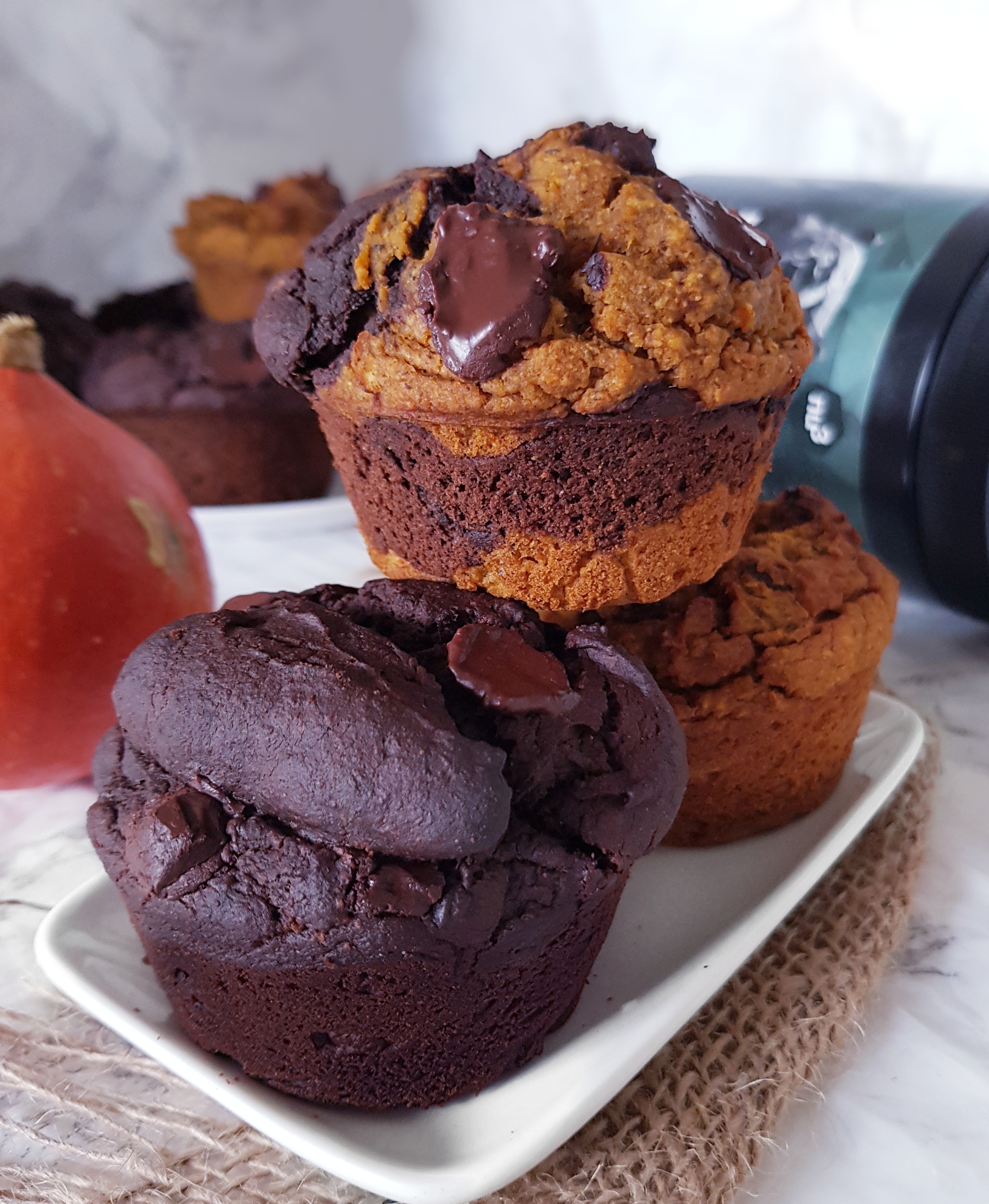 Jar Cake Au Potimarron : Recette Vegan Avec Version Muffin de mail0ves - Mailo fait maison
