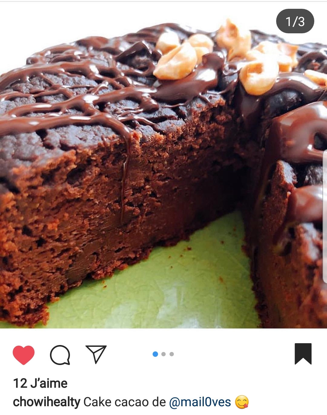 Cake Au Cacao Moelleux Sans Gluten : Gâteau Vegan, Sans Huile Et Sans Sucre Ajouté de mail0ves - mailo fait maison