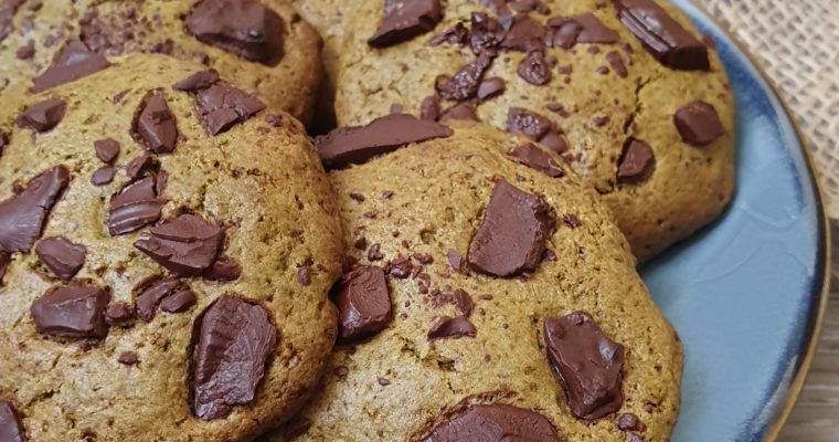 Cookies au Matcha Crousti-Moelleux [Vegan]
