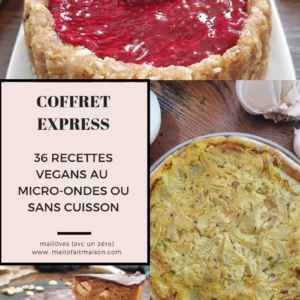 Ebook de 36 recettes vegans express au micro-ondes ou sans cuisson de mail0ves - mailo fait maison