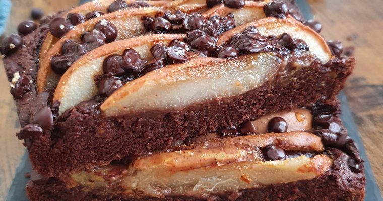 Gookie : Gâteau Cookie Poire Chocolat (Vegan)