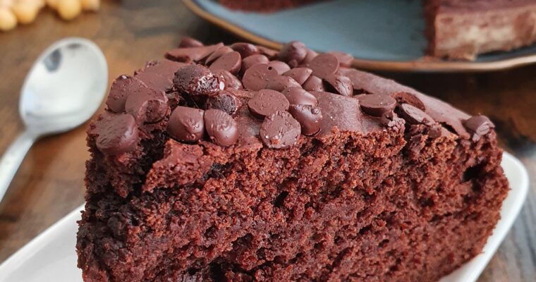 Gâteau au Chocolat avec Cacao et Pois Chiche (Vegan)