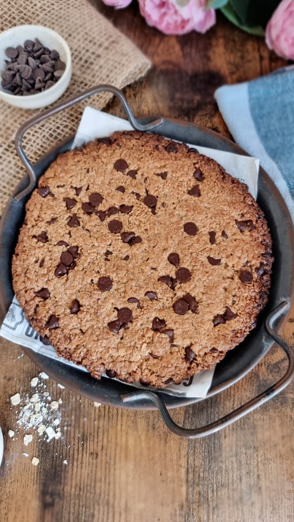 Maxi cookie Sans Farine et Vegan. Recette Végétale 100% flocons d'avoine de Mail0ves - Mailo Fait Maison