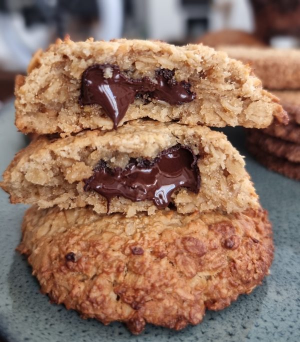 Cookies Fourrés Sans Farine et Vegan. Recette Végétale 100% flocons d'avoine de Mail0ves - Mailo Fait Maison