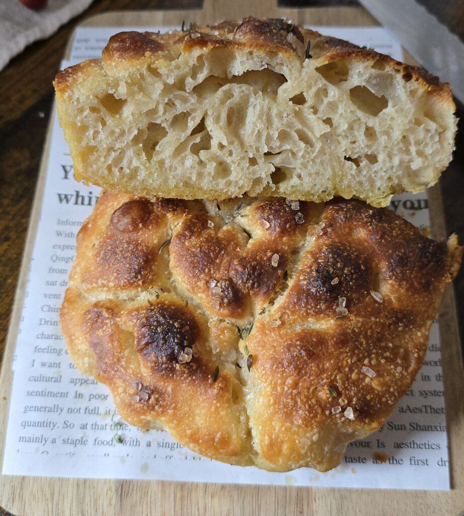 Focaccia au levain